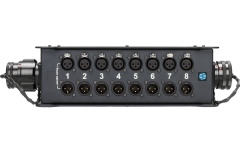 Stagebox audio profesional Klotz TrussLink 8x XLR 3p F||M - 2x RMP 25p F/M8-channel - single ground